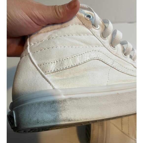 Vans Sk8 hi white size 9 - Picture 8 of 9